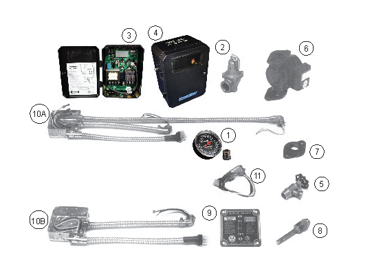 WTGO-7 Water Trim / Control Parts Drawing